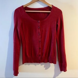 ❌ SOLD ❌ ♥️ Maurices Deep Red Button-Down Cardigan ♥️